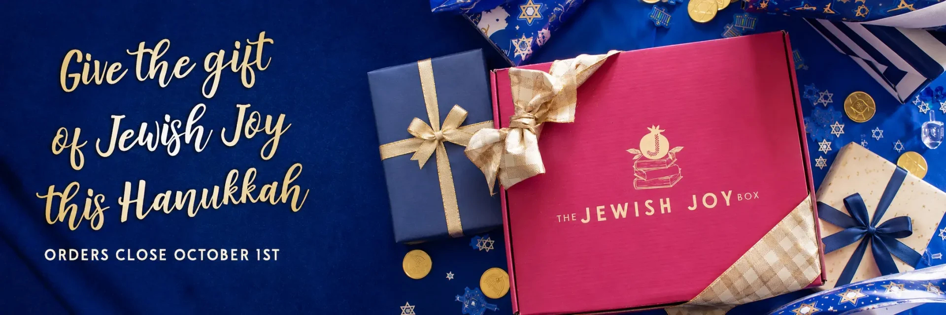 Jewish Joy Box December Banner Temprorary